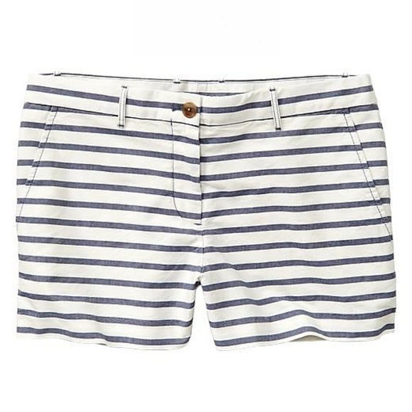 GAP Pants - GAP Navy & White Sunkissed Stripe Nautical Shorts